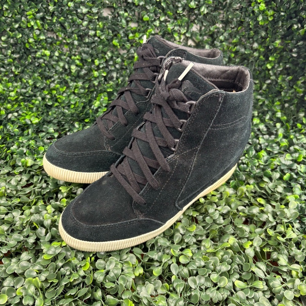 SOREL OUT’N ABOUT WEDGE ANKLE BOOTS SIZE 8 WOMAN - Picture 3 of 10